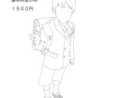 シンプルな線でおしゃれなイラスト描きます お気に入りの写真をイラストに！ イメージ2