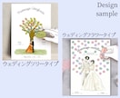 ゲスト参加型｜オシャレな結婚証明書デザインします 可愛い結婚証明書で参加したゲストも大盛り上がり！ イメージ3