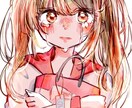 おめめがきゅるきゅるな女の子のイラスト描きます ふわふわな絵柄で色使いの魅力的なイラストです♡ イメージ4