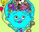 ポップでファンキーな絵になります 好きになっていただきたいファンキーな個性達 イメージ4