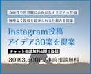 Instagram投稿アイデア30案を提案します ビデオチャットで安心！投稿が続くアイデアを一緒に作ります イメージ1