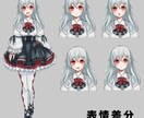 表情差分付き立ち絵イラストを作成します TRPG/動画配信/IRIAMなどに対応！ イメージ4