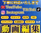 YouTube/SNS用の動画編集承ります 動画編集フリーランサーが丁寧に編集いたします イメージ1