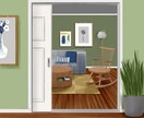 やさしい手描き風インテリアパースをお届けします 手描き風で温かみのあるパースをご希望に合わせて描きます。 イメージ5