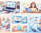 デザインの方向性が固まるたたき台を作ります デザイナーに出す前に、方向性を固めたい方向け イメージ1