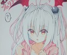 アイコンイラスト、イラスト欲しい方へ描きます オリジナルの可愛い女の子のイラストが欲しい方へオススメします イメージ10
