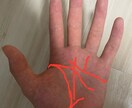 手相から、あなたの人生のヒントを探します 必要なポイントを載せた鑑定書を作成します。 イメージ1