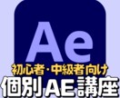 モーショングラフィックスを通話サポートで制作します 通話・画面共有で完成まで付き合います【AE初心者歓迎】 イメージ1