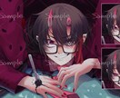 魅力的な1枚絵、ロゴデザインなど幅広く描けます 歌みたや立ち絵イラストの実績あり！ イメージ2