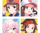 商用OK!お好きなアイコン絵をプロが描きます 広告系デザイナー社員の経験者が描きます イメージ2