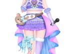 可愛い＆綺麗なキャラクターをお描きします 多くの装飾品や動物でキャラクターを可愛く仕上げます♪ イメージ3