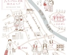 手書きイラストのマップ作ります 観光マップや、案内図優しいタッチで描きます イメージ1