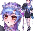 先着2名！爆速最安価！追加料金なしで立ち絵描きます 商用利用、二次利用追加料金なし！かわいいイラストが得意です！ イメージ3