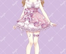 Live2D用のパーツ分けしたイラストお描きします VTuber（vtuber）などの活動を予定されている方に！ イメージ5