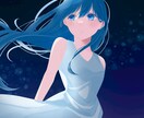 透明感・ふんわり系のアイコンやヘッダーを描きます 商用利用OKアイコン・YouTube・VTuber風にも対応 イメージ5