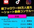 総フォロワー88万人！SNSコンサルいたします TikTok、Instagramのショート動画コンサルです！ イメージ1