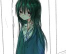 一枚絵、キャラクターイラスト描きます 可愛く、闇のある女の子が得意です イメージ6