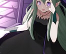 目パチ口パクモデリングを行った一枚絵描きます 配信者様などの配信画面にぜひ。 イメージ2