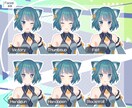 商用可、オリジナル３Dキャラクターを製作いたします VRC、VTuberなど、キャラデザインから一貫化サービス！ イメージ6