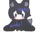 ゆるふわ可愛い全身ミニキャラ描きます 最短1日で描き上がります！表情差分1枚・ポーズ指定無料 イメージ3