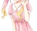 女の子のイラスト描きます アイコンやTRPGの立ち絵に使用可能なイラストを描きます！ イメージ1
