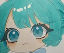 色紙イラストお描きします 趣味、鑑賞用イラストにピッタリなイラストお描きします イメージ3