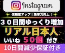 インスタ日本人300人｜30日間ゆっくり増加します インスタ✦リアル日本人30日間ゆっくり増加｜いいね50個付き イメージ1