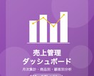 売上管理ダッシュボード付きGASシートを提供します GAS自動集計で売上・顧客・商品分析がワンクリック！ イメージ1