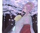綺麗で目を引くイラスト制作します 商用利用可能！アイコン・動画サムネイル・キャラクターデザイン イメージ1