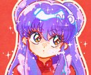 レトロアニメ風のイラスト制作します ラフ提出、修正なしのプランです。 イメージ3