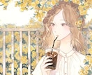 大人かわいい♡一枚絵の水彩イラストお描きします 商用利用OK／挿絵、観賞用、プレゼントに イメージ2