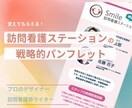選ばれ続ける訪看ステーションのパンフレット作ります 「紹介したい」ステーションになるための戦略的パンフレット制作 イメージ1