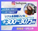 Instagramリアル外国人いいね増やします 超格安/最高品質/減少なし*最大+300,000件 イメージ1