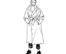 オシャレなモノクロイラスト描きます SNSのアイコン、雑誌等の挿絵に！ イメージ9