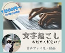 丁寧に＊文字起こし•テープ起こしします 【低価格】親しみやすく＊丁寧にをモットーに文字起こしをします イメージ1