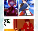 IRIAM対応立ち絵･1枚絵･その他色々描きます Normalコースです！様々なイラスト対応してます！ イメージ9