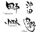 筆文字 |個人利用| アイコン表札データ化します 筆文字で個人様のお名前・表札をお作りします イメージ1