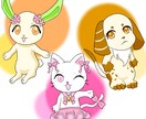 デフォルメイラストを描きます かわいいデフォルメイラストを描きます イメージ3