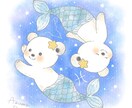 かわいいほんわかタッチのイラストお描きします ＊SNSのアイコンや広告などに使いやすいカットイラスト＊ イメージ3