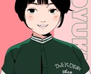 オシャレな似顔絵お描きします シンプルオシャレなふんわりタッチの似顔絵描きます♪ イメージ2