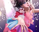 可愛い衣装を着た男の子・女の子お描きします アイドルコンセプト・メンヘライラストをお求めの方 イメージ1