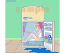 ポップなイラスト作成します ジャケットやサムネにも！オリジナルイラスト作成します！ イメージ3
