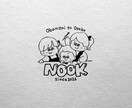 手描き×おしゃれ｜オリジナルロゴをデザインします 手描きの温かみと洗練をあわせ持つロゴイラスト イメージ4