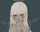 映える綺麗め女の子描きます 駆け出しイラストレーターですが、精一杯頑張ります！ イメージ6
