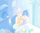 お部屋に可愛い生き物がいるイラストを描きます お部屋だけorキャラクターだけのイラストも可 イメージ2