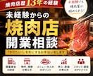 未経験からの焼肉店開業を相談できます 飲食未経験・物件未定でもOK！リアルな開業相談にお答えします イメージ1