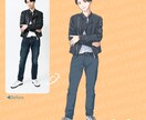 好感度アップ◆アニメ調のイラストや似顔絵描きます 商用・二次利用◎写真がなくてもOK◎清潔感・誠実さが伝わる！ イメージ9