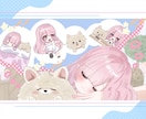 アイコン・動画・配信などイラスト全般お描きします かわいい女の子の制作が得意です！ イメージ5