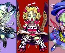 皆様の考えた絵を描きます オリジナルのイラスト、キャラクターを描かせて頂きます！ イメージ6