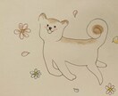 ほんわか、かわいいイラスト描きます 犬をはじめ動物など、色鉛筆で手描きで仕上げます。 イメージ2